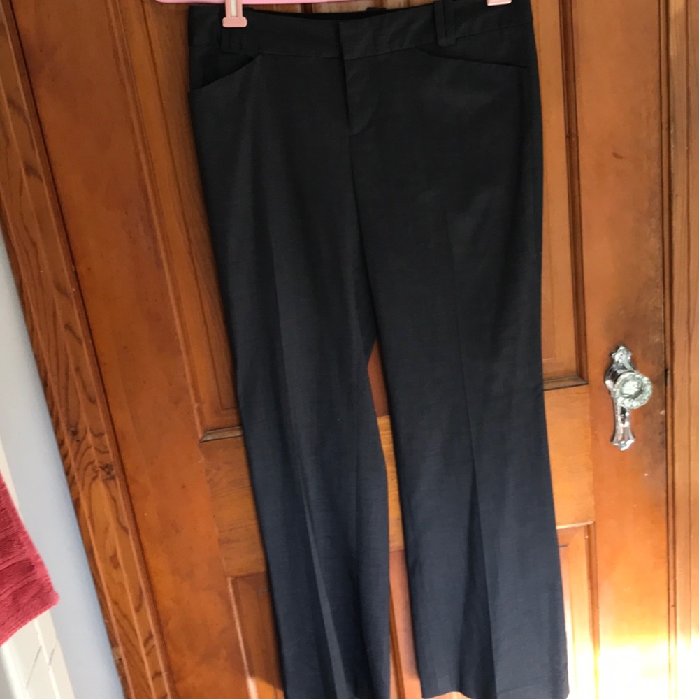 Gray bootcut Calvin Klein suit pants
